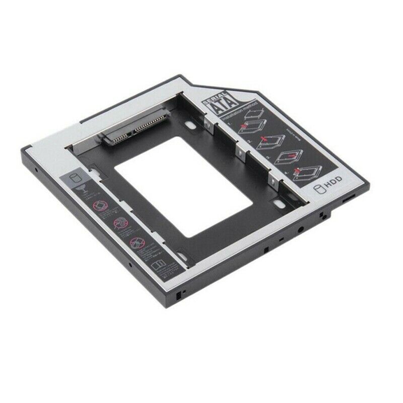 Universal 9.5mm SATA 2Nd SSD D Hard Drive Case Adapter Tray or Laptop CD /  B5F5