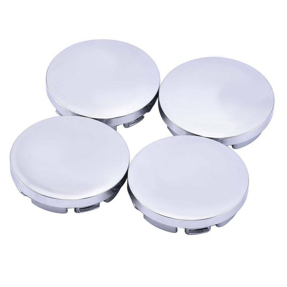 4Pcs Universal Chrome Car Center Caps Wheel Tyre Rim Hub Cap Cover 56mm For Car