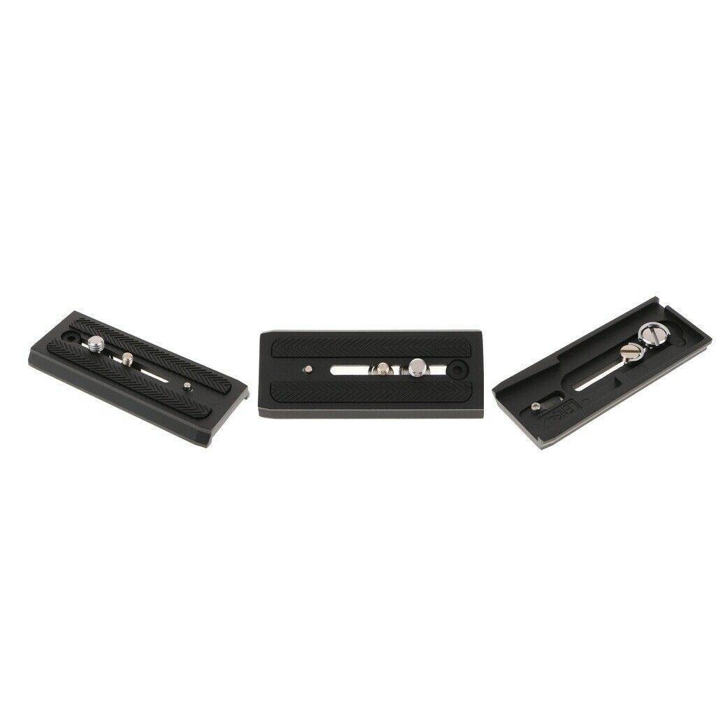 3x501PL Sliding Dovetail Quick Release Plate 120mm 1/4" & 3/8" Camera Screws
