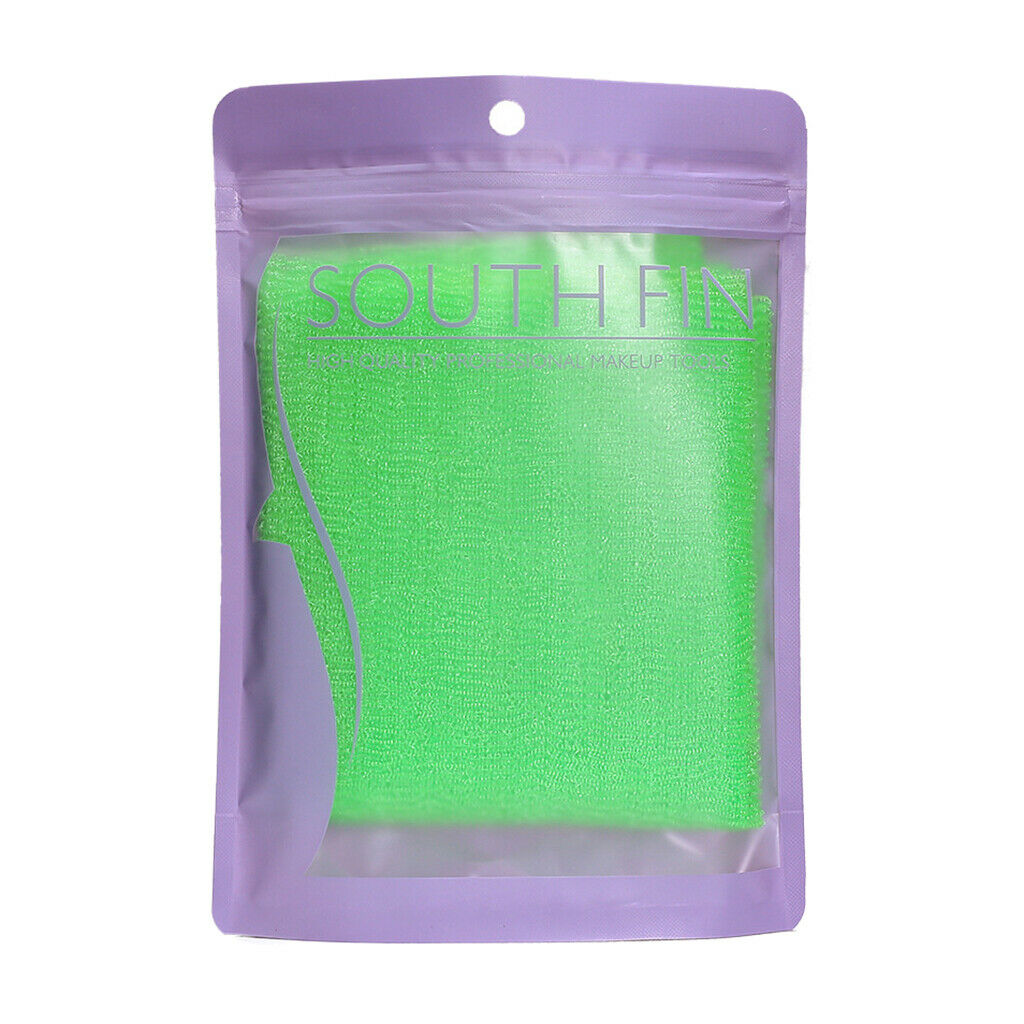 Pack of 2 Exfoliating Back Strap Shower Massage Spa Scrubber  Yellow