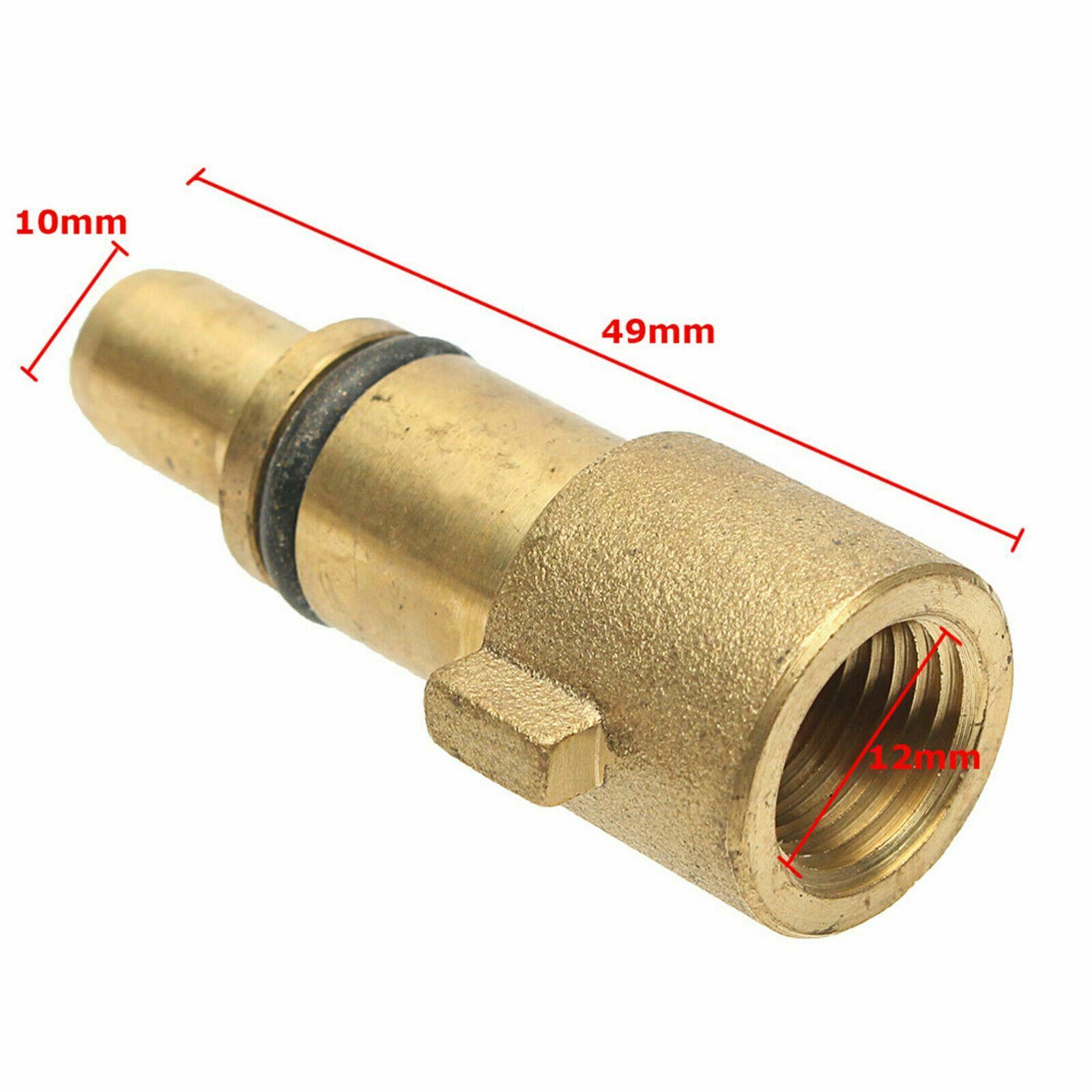 1/4'' Pressure Washer Snow Foam Lance Adapter Bayonet Connector Nilfisk Kew Alto