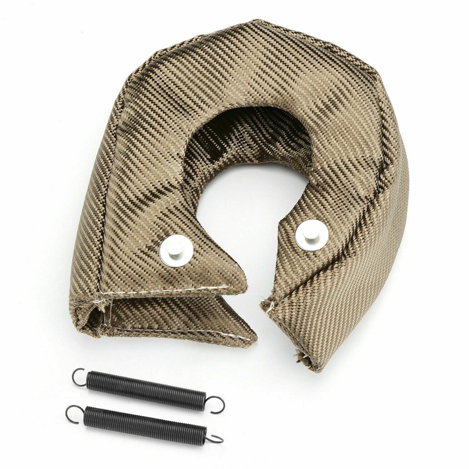 New Titanium T3 Fiber Turbo Blanket Heat Shield Barrier Turbocharger Cover Wrap