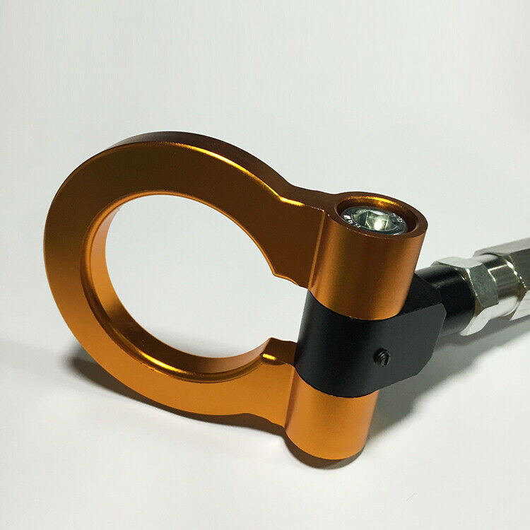 Portable Car Racing Screw Aluminum Tow Towing Hook For  STI Golden Hot