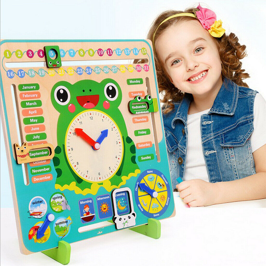 Kids All About Today Calendar Board - PreSchool Educational & Learning Wooden