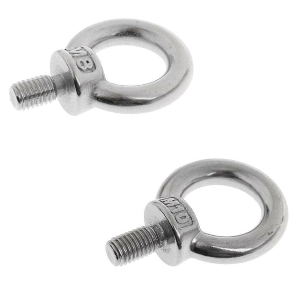 Marine Stainless Steel Eye  Lift Eyebolt M10 M8