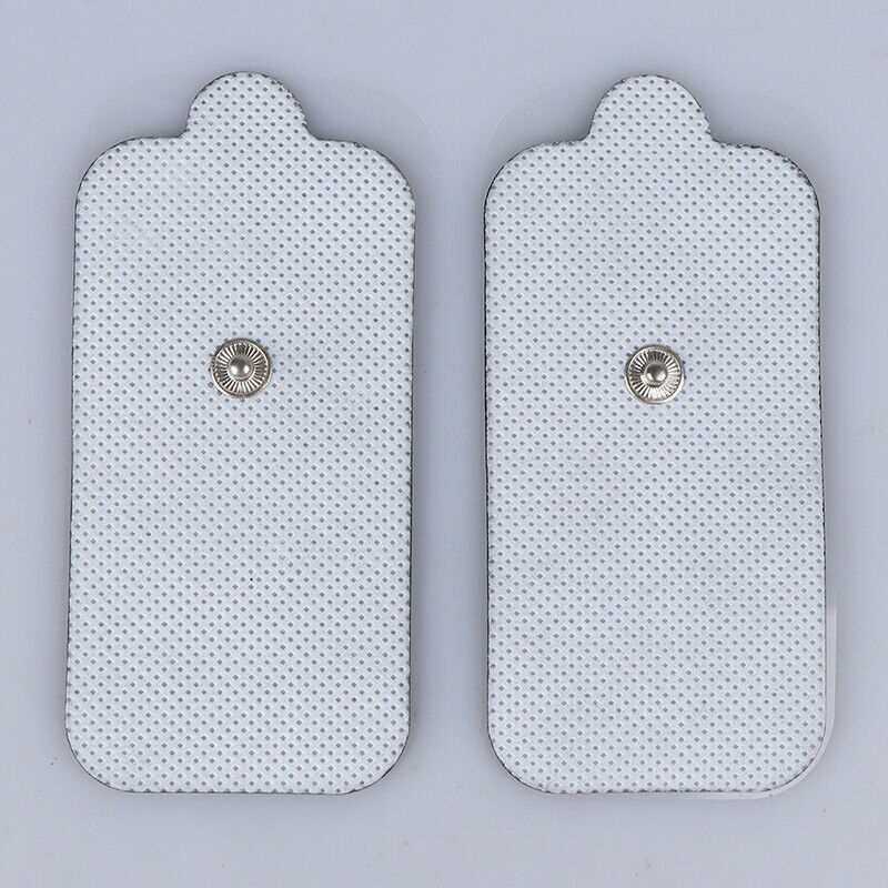 10pcs 5*9cm Silicone Gel Button Electrode Pads Tens Electrodes Digital Massag Rf