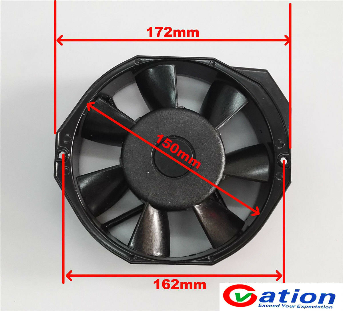 For 1pc 145FZY2-S Axial Fan Small cooling fan draught fan 220V 30W 172X150X38MM