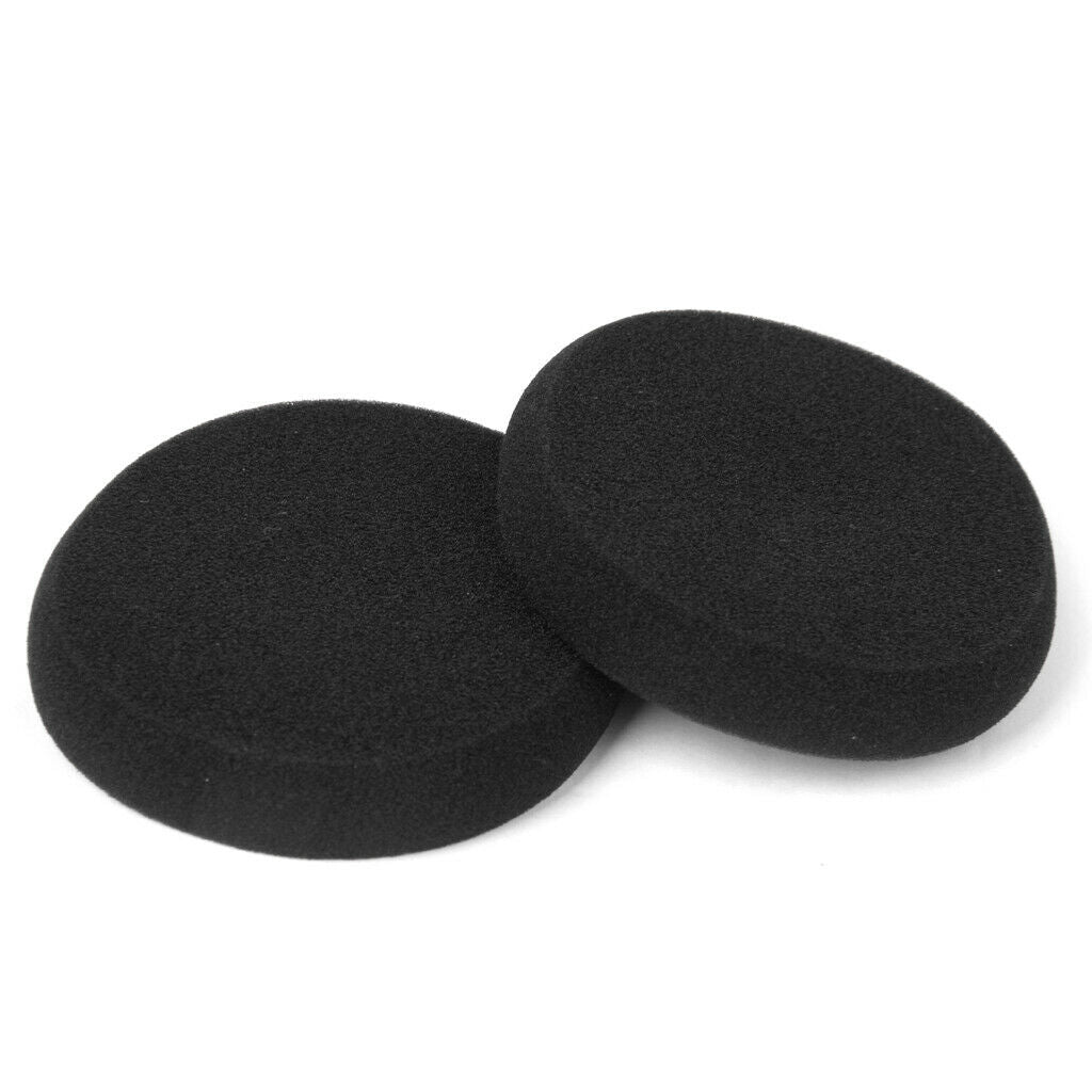 1 Pair Soft Sponge Black Ear Pads Cushions Headsets Replacement Earpads