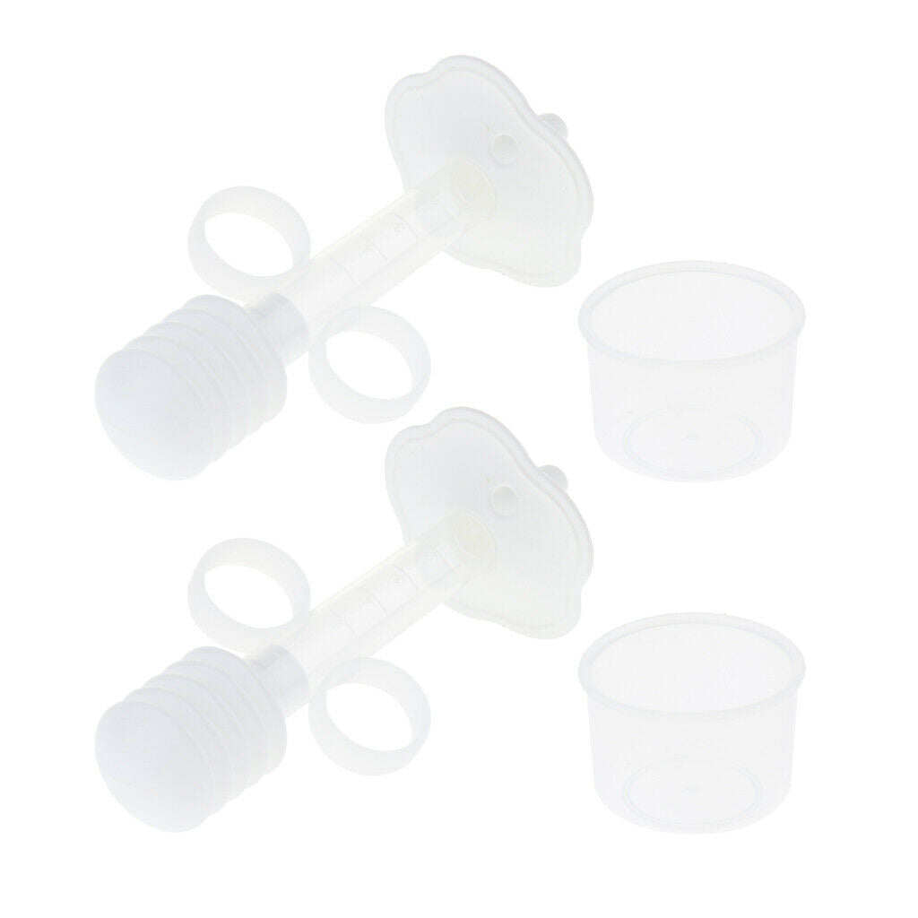 2 Pcs Pet Medicine Feeder Dog And Cat Pet Medicine Water Feeder Small Animal