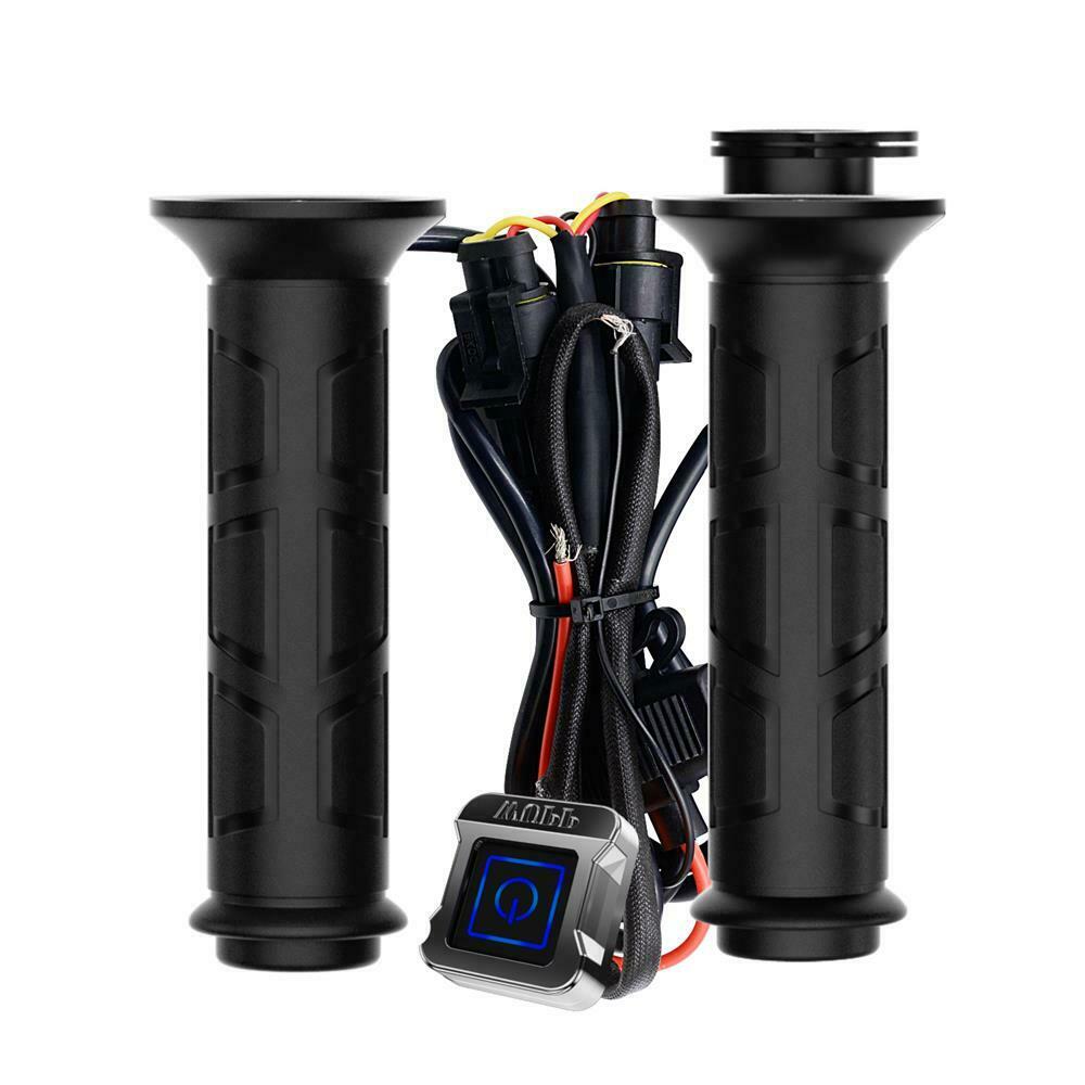 Universal Hot Grip Electric Hand Heated Grips Handlebar Warmer Motorcycle ATV