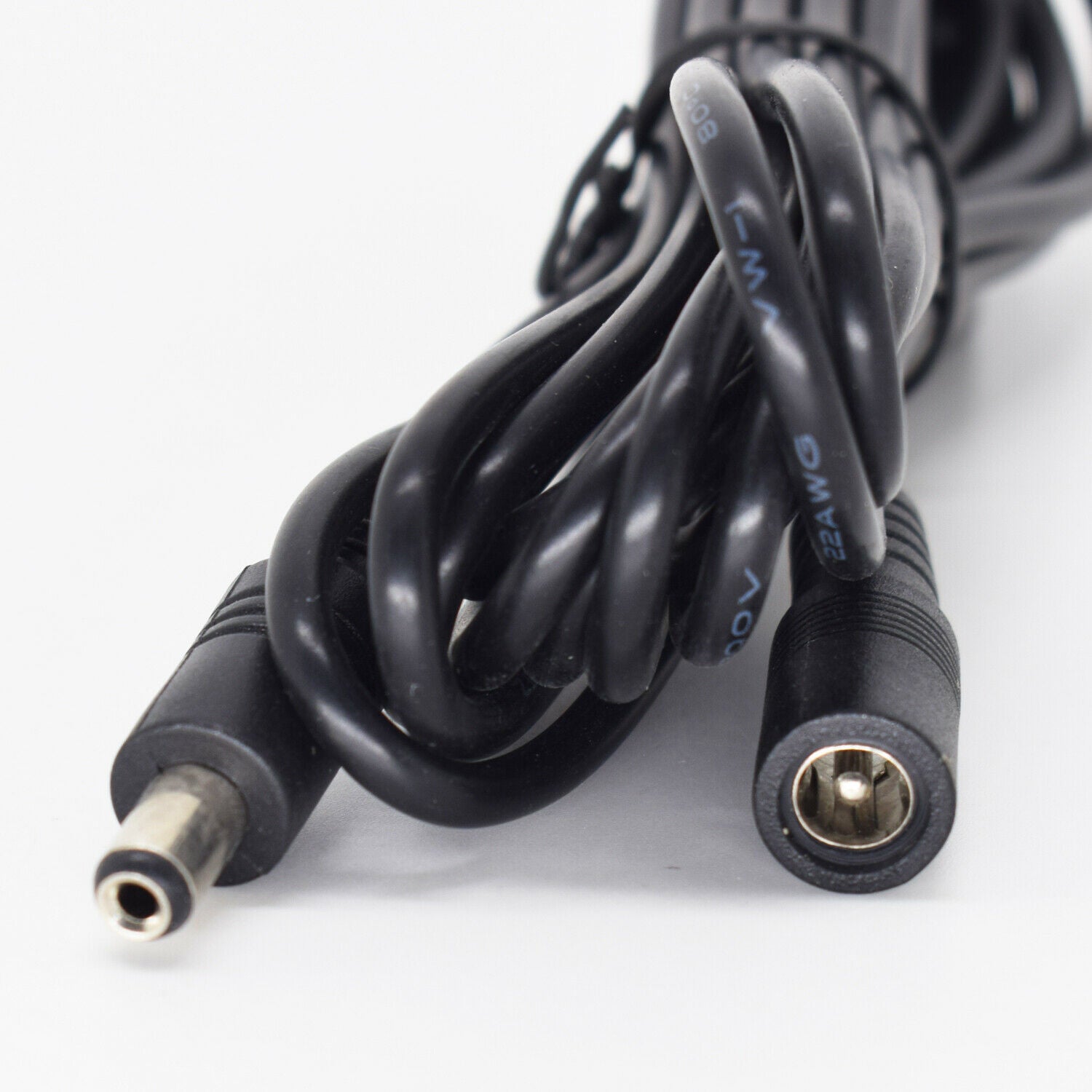 5pcs 10ft DC Power Supply 5.5mmx2.1mm 2.1mm Male to Female Extension Cable 22AWG