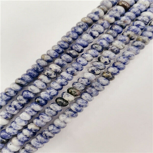 1 Strand 8x5mm Natural Blue Sodalite Rondelle Abacus Spacer Beads 15.5" HH9329
