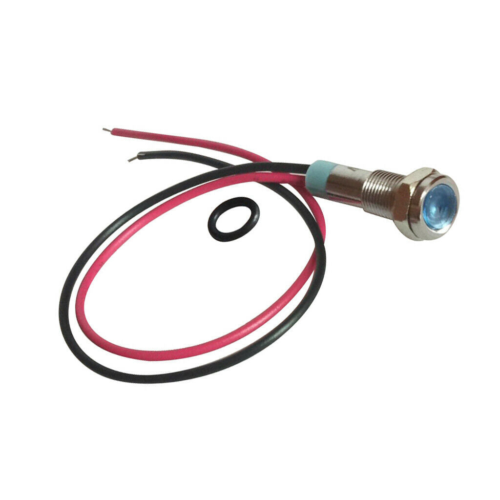 3Pcs 6mm 12V LED Indicator Light Lamp Car Vehicle Motorcycle Boat Truck with