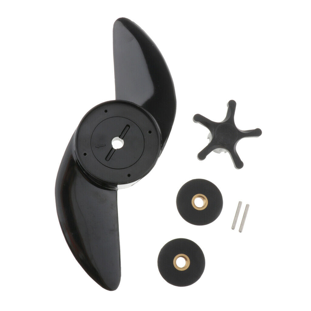 Replacement Power Prop Kit 2-Blades Electric Trolling Motor Outboard/Propeller &