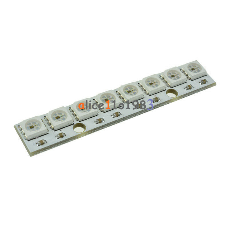 WS2812 WS 2811 5050 RGB LED Lamp Panel Module 5V 8-Bit Rainbow LED Precise