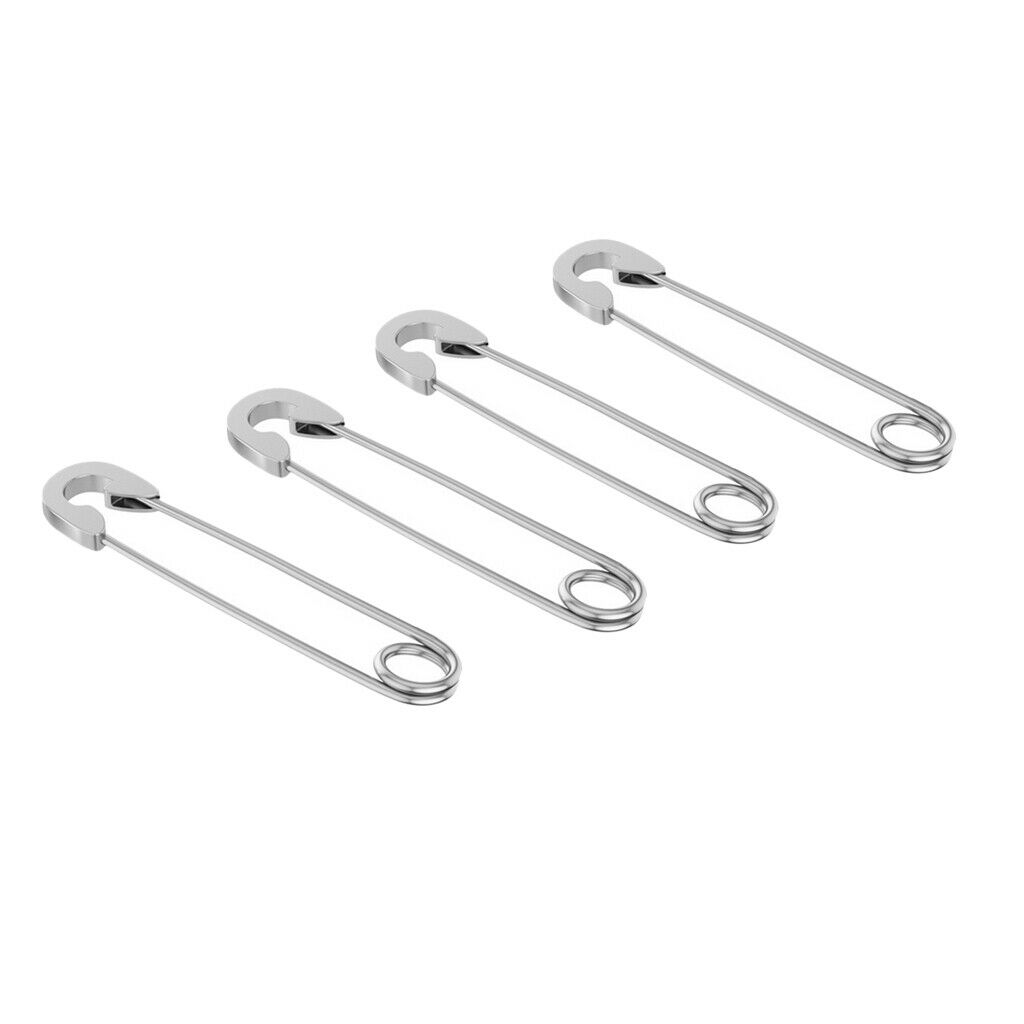 2 Pieces Retro Style Safety Pin Earrings Earrings Drop Ear Cuff 37.8mm
