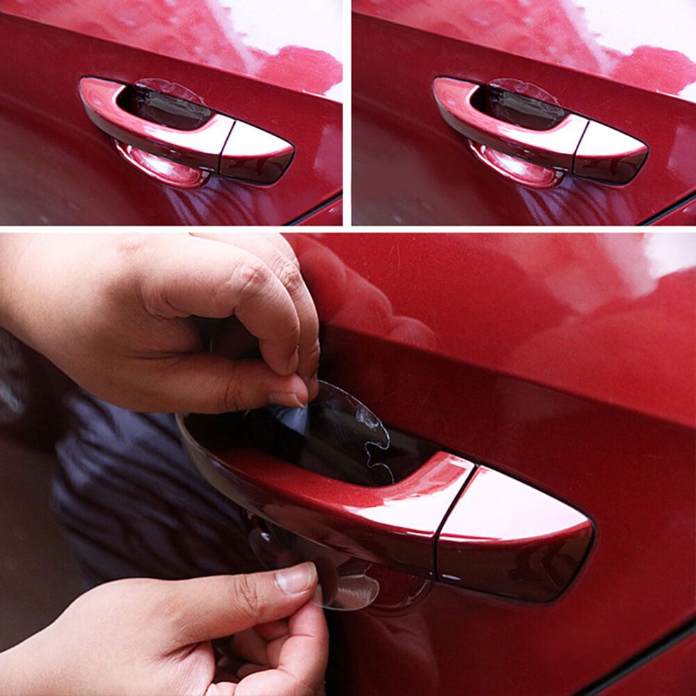 5 Pcs Exact Fit Invisible Car Door Handle Paint Protective Film Sheet  ihJ Tt