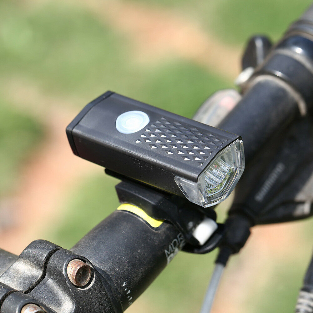 Bike Light Set USB Waterproof Bicycle XPE LED Spoke Headlight Taillight Light