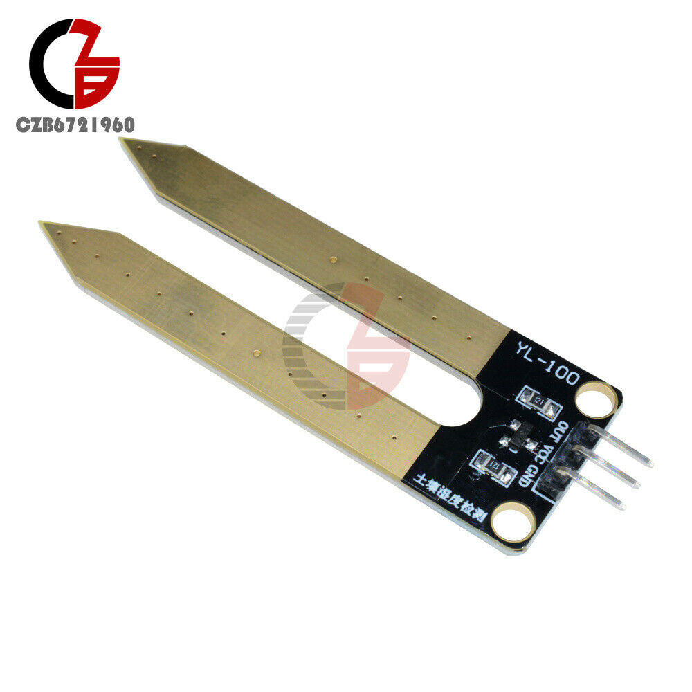 5PCS 3-Pin Soil Moisture Sensor Module Measuring Humidity Resistance Arduino