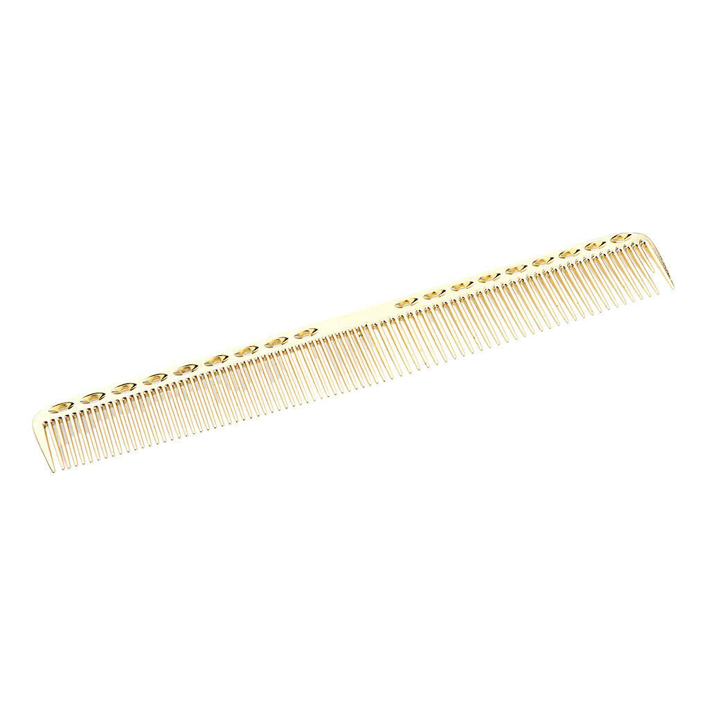 2x 21.5cm 8.46" Professional Salon Hairdressing Aluminum Comb Anti-Static