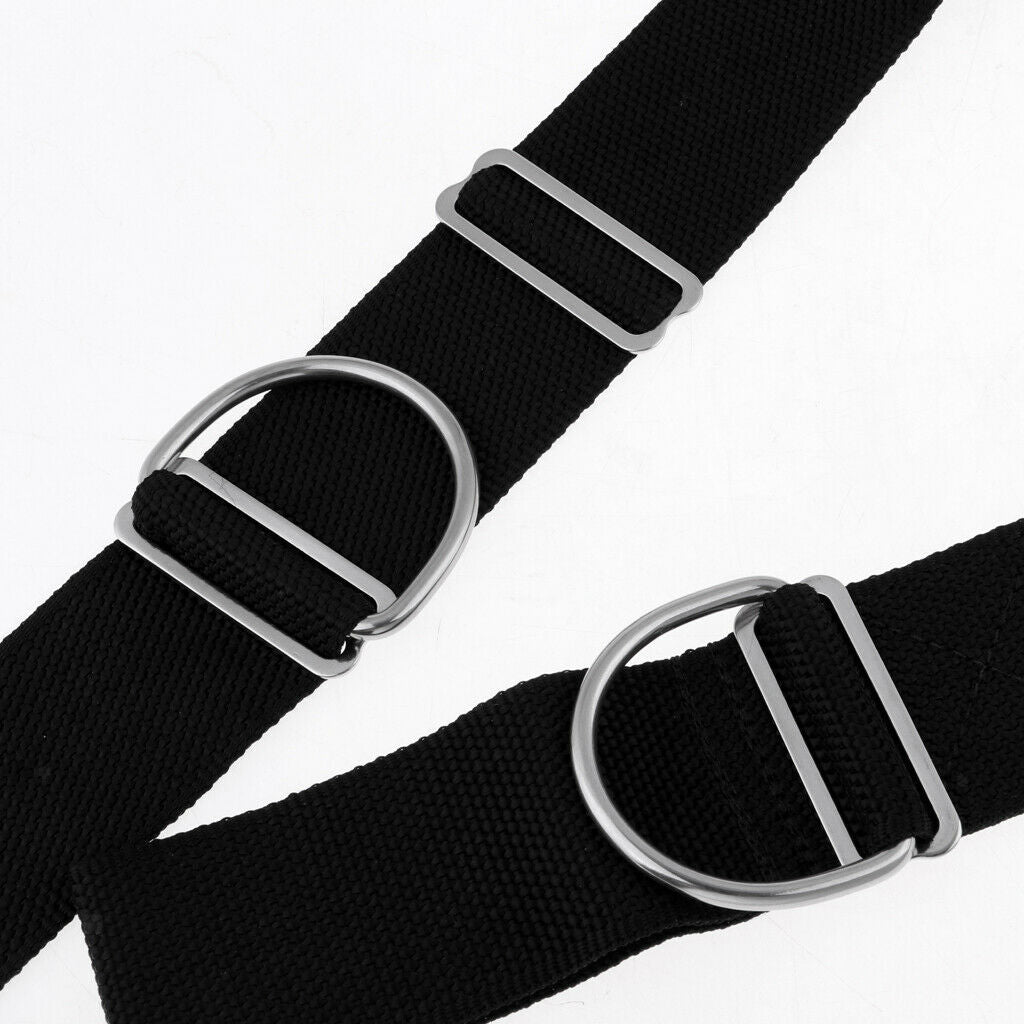 Dive Harness Adjustable Crotch Strap with D-rings for Technical Scuba Divers