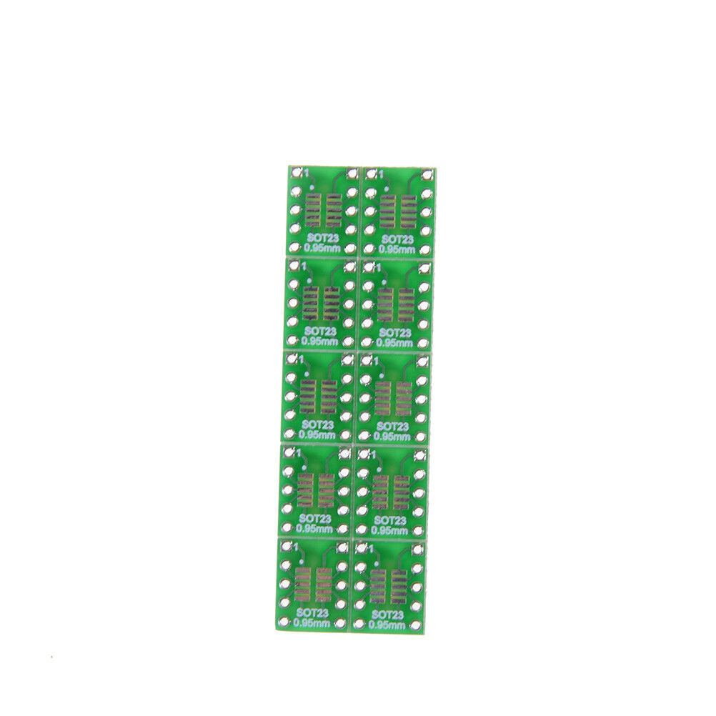 10PCS SOT23 SOP10 MSOP10 Umax SOP23 to DIP10 Pinboard PCB Board Conver.l8