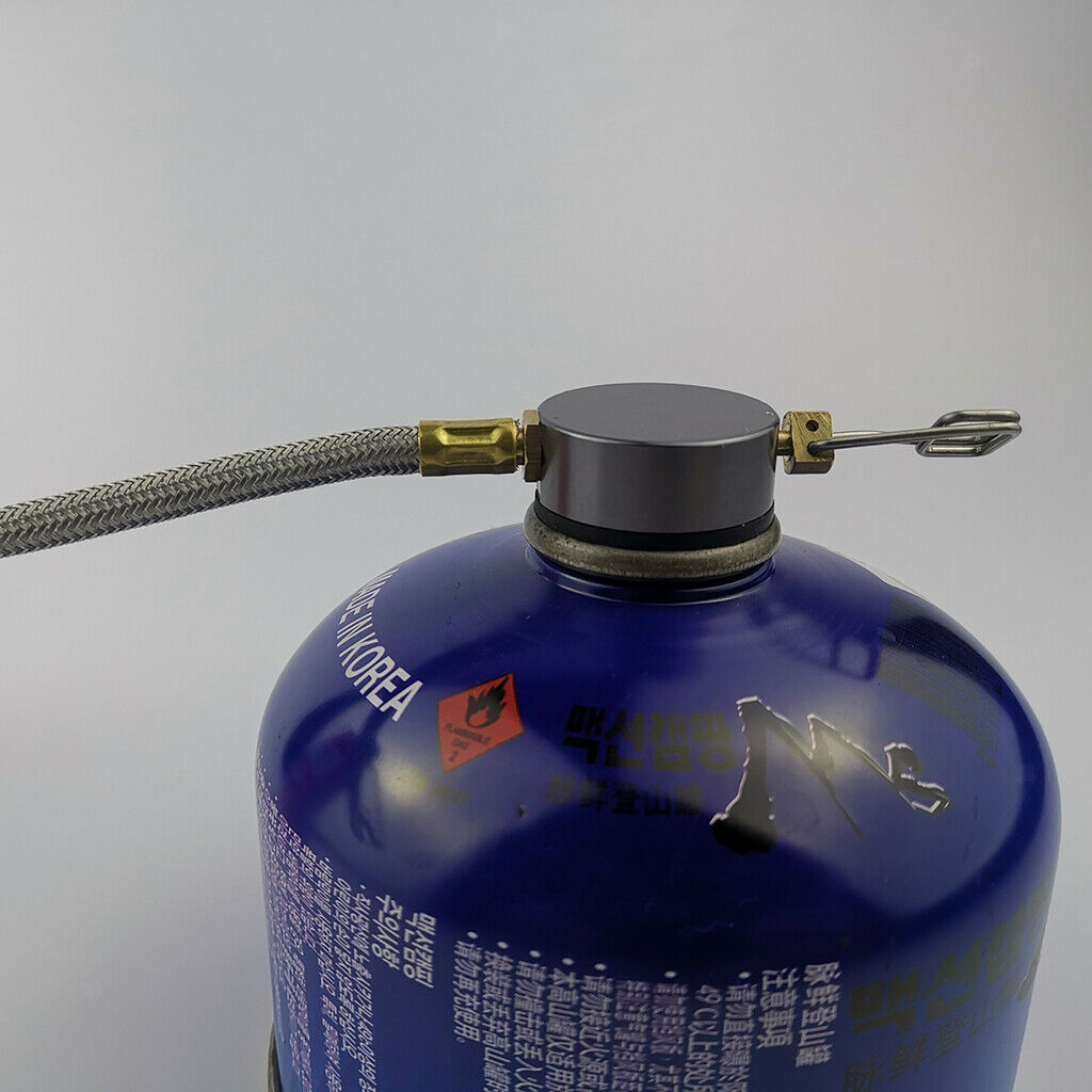 Camping 42cm Outdoor Gas Stove Propane Refill Adapter Cylinder 12in Supply Hose
