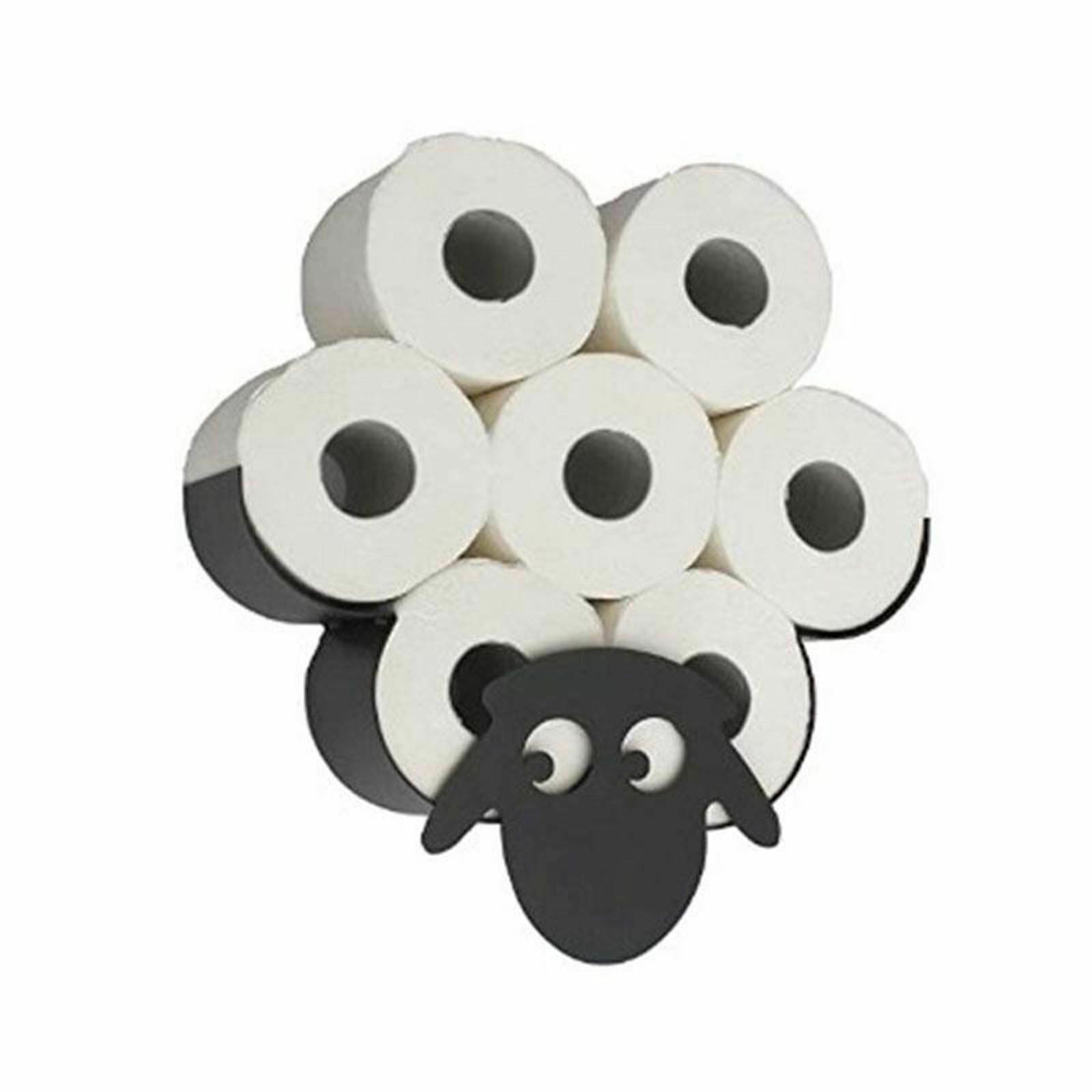 7 Roll Paper Roll Holder Rack Bathroom Organizer Shelf Toilet Paper Holders