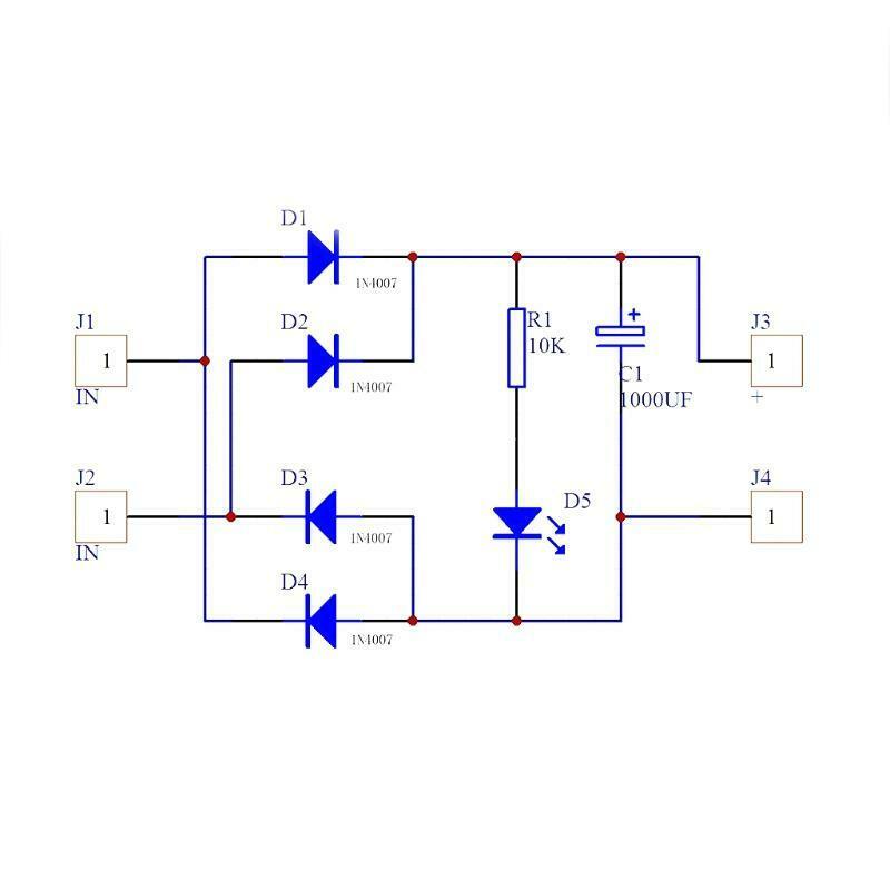 AC-DC Converter 6/12/24V To 12V Full-bridge Rectifier Filter Power Supply Module