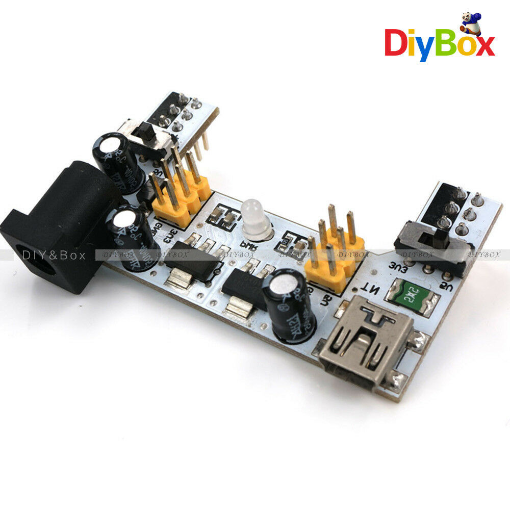 MB102 Mini USB Breadboard Power Supply Module DC 7-12V for Arduino Bread Board