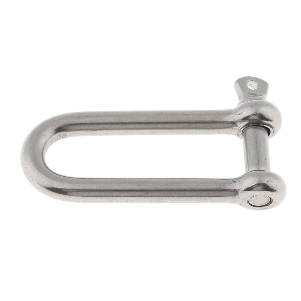 1/4 Inch Boat Marine 304 Stainless Steel Long Anchor D Shackle with Pin