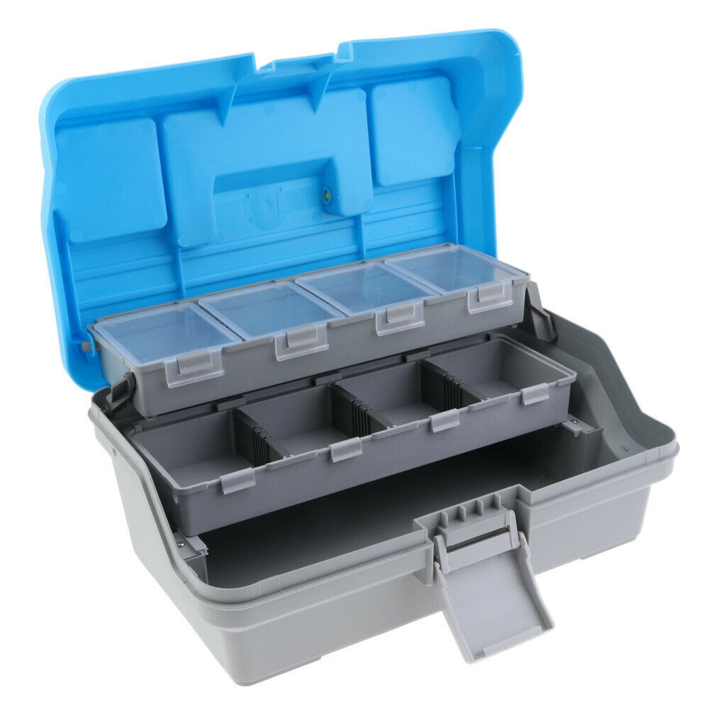 Portable Fish Hook Lure Bait Box Fishing Tackle Storage Container Case 3