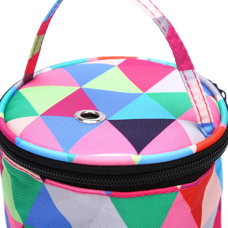 Colorful Woolen Yarn Storage Bag Knitting Crochet Ball Holder Tote Organ ReQ SJ
