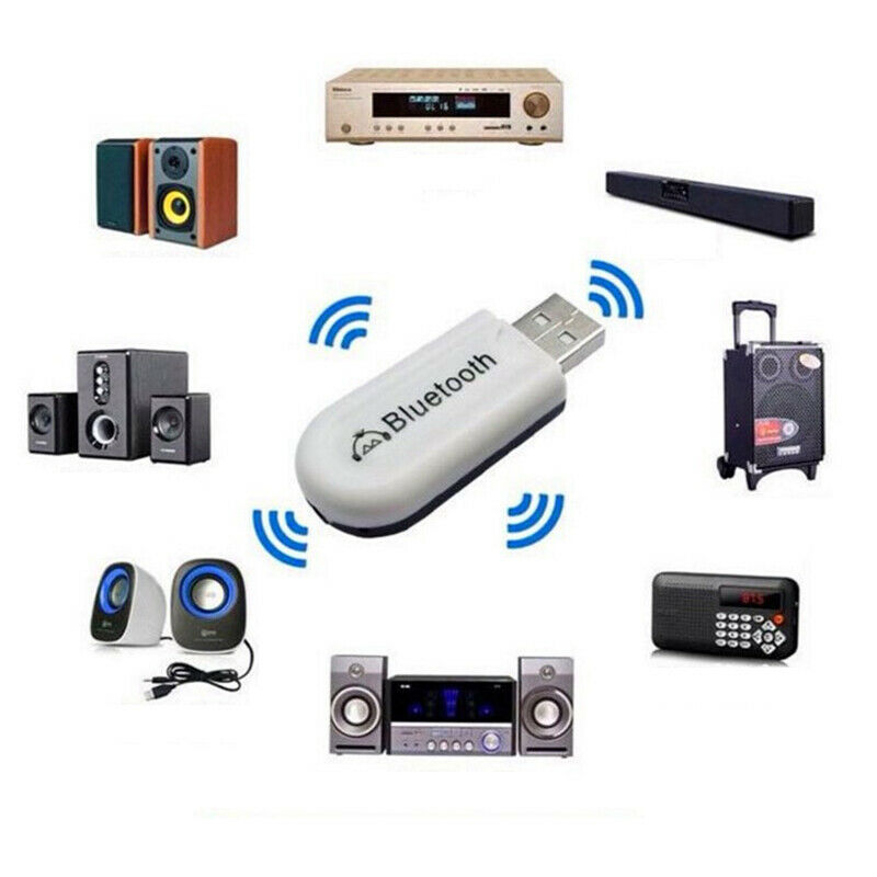 Bluetooth 5.0 Receiver Adapter Car AUX Audio USB Dongle Adapter 3.5mm Ja.l8