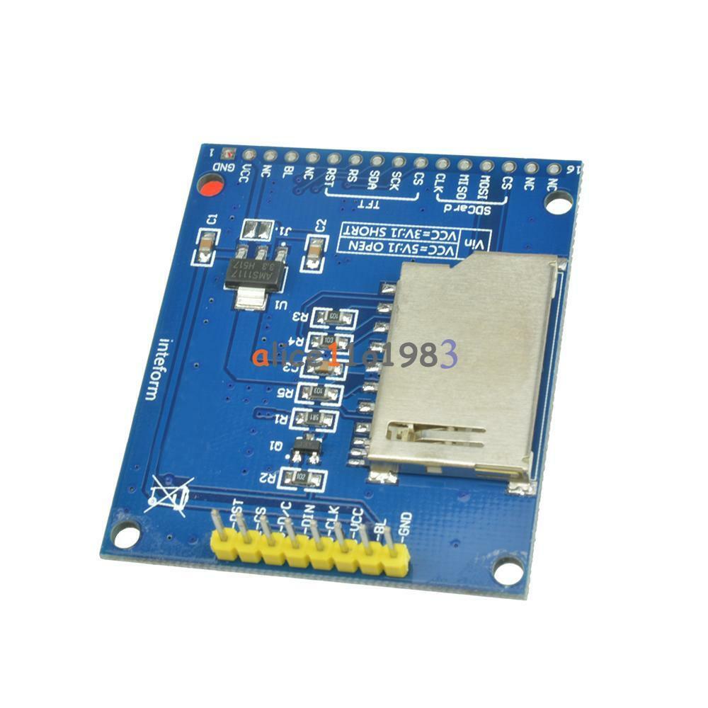 1.8 Inch Mini Serial SPI TFT LCD Module Display with PCB Adapter ST7735B IC