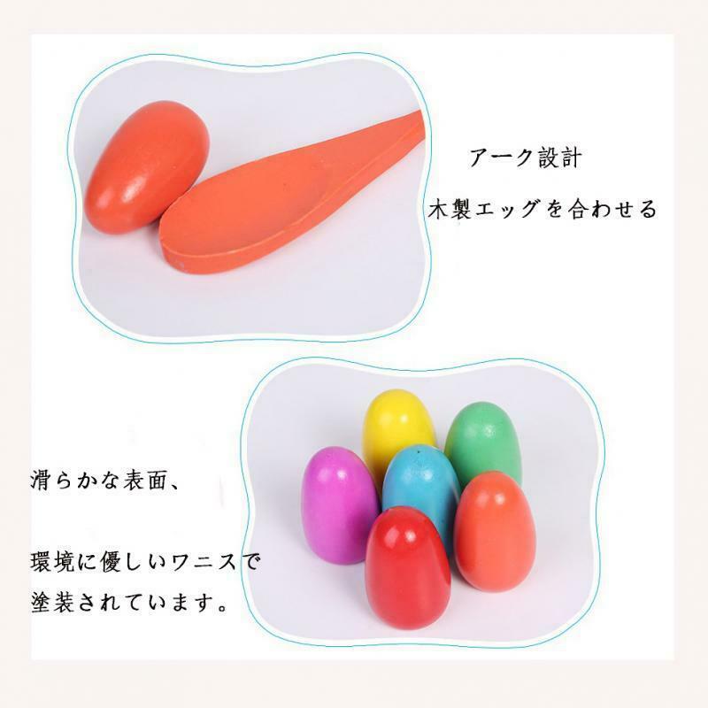Egg and Spoon Race Game - 6 Eggs and 6 Spoons (Pack of 12) - Made of The Real