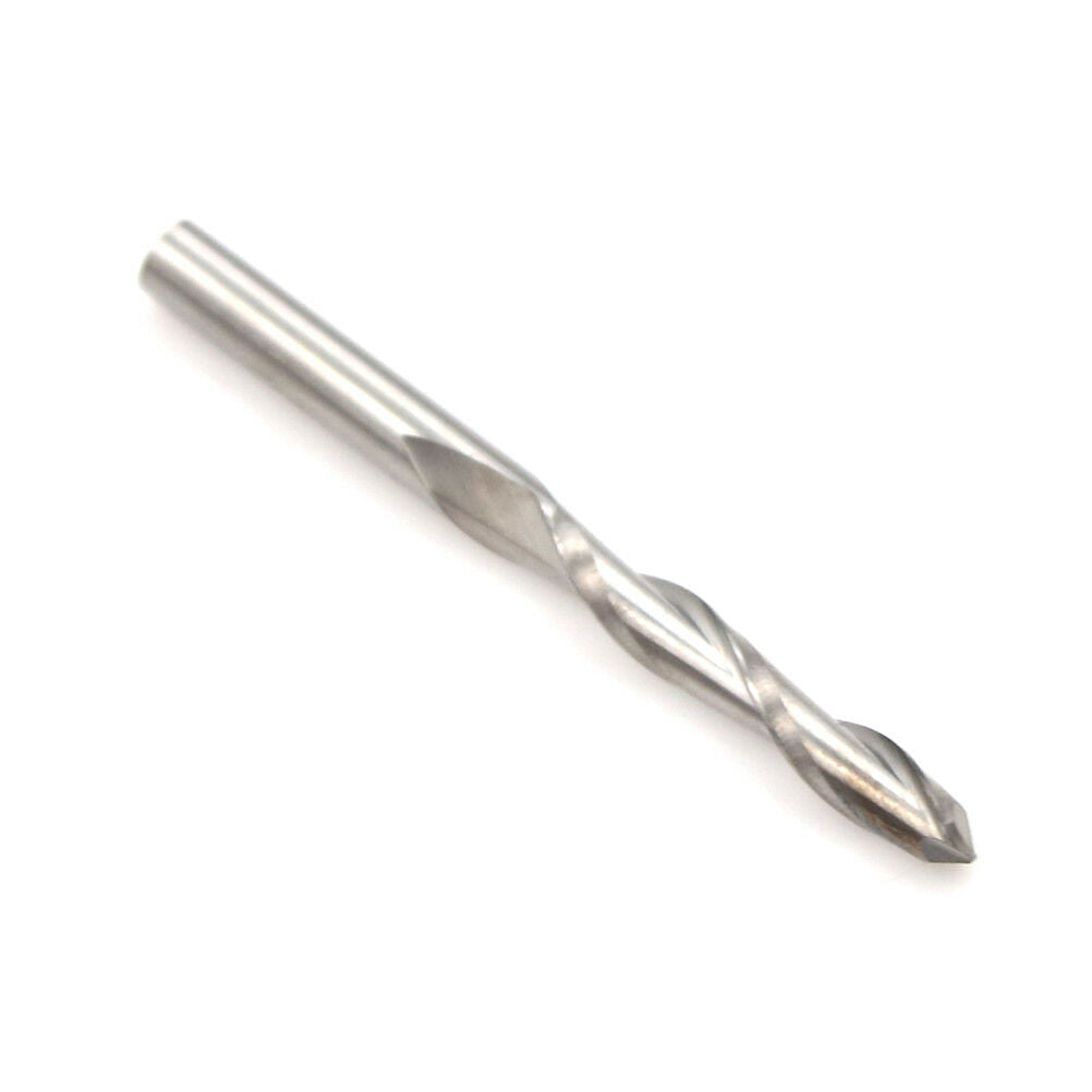 2pcs Flute 3.175mm Carbide CNC Ball Nose End Mill Bits 22mm Router Too.l8