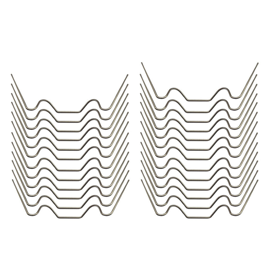 25x Glazing Clips Greenhouse W Type Wire Clip Fixing Clips for Hollow Slabs