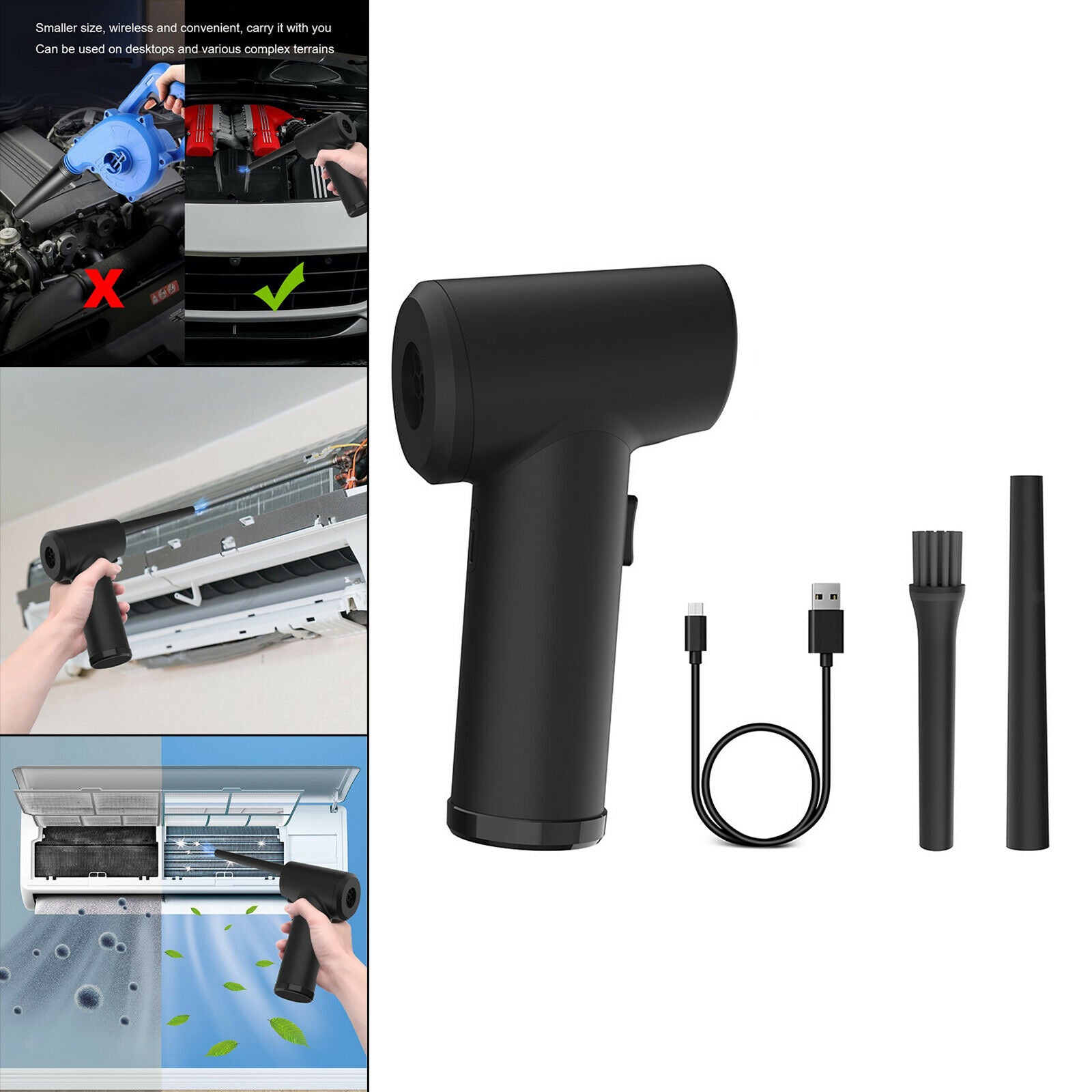 Handheld Wireless Air Duster 6000mAh 5000 RPM for Mobile Phone Household