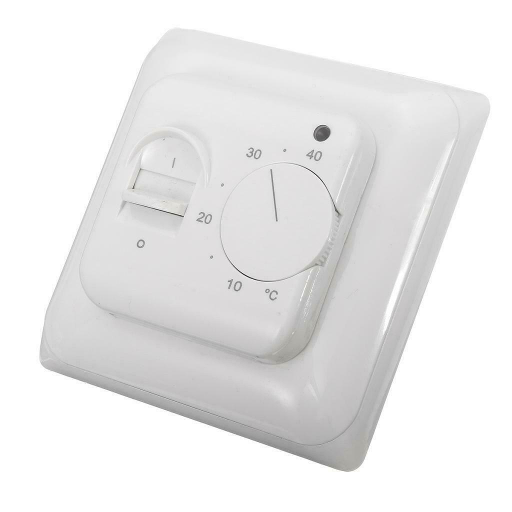 Manual Room Thermostat. Floor Heating Thermostat With Floor Sensor