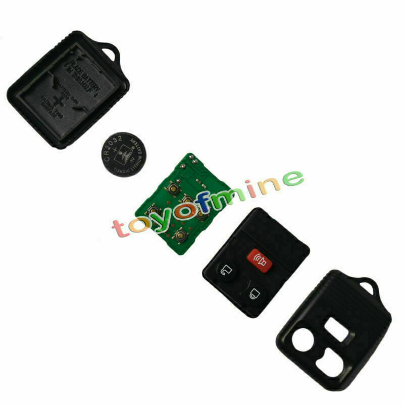 2 Keyless Entry 3 Button Remote Control Car Key Clicker Transmitter Replacement