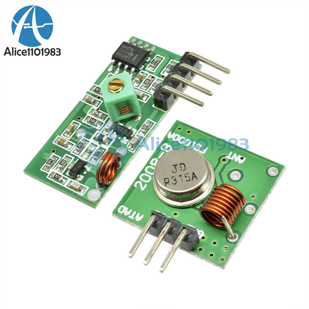 2PCS 315Mhz WL RF transmitter and receiver link kit for Arduino/ARM/MCU Good