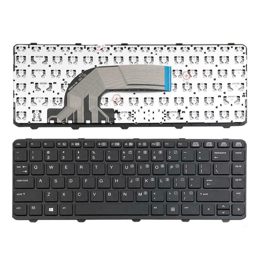 US Keyboard With Frame For  ProBook 440 G0 440 G1 445 G1 PK1315D1A0 Laptop