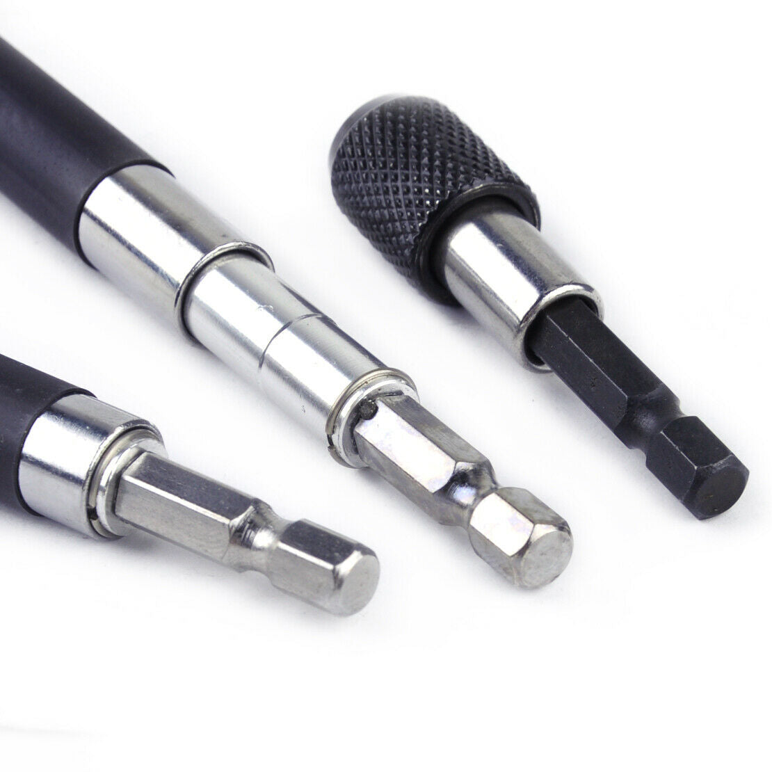 3/Set Hex Magnetic Drill Bit Telescopic Shank Screwdriver Extension Holder An
