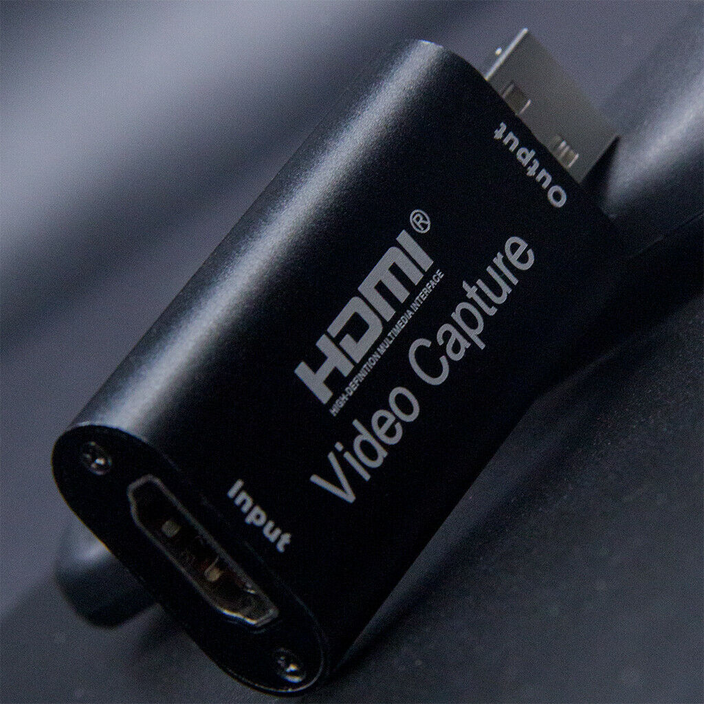Mini   to USB 2.0 Video Capture Card for Game/Video Live Streaming Black