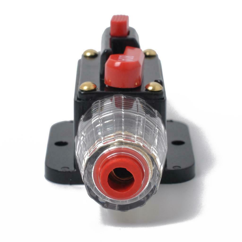 12V-24V DC Stereo Power Switch Manual Reset Switch 100AMP for Car Audio