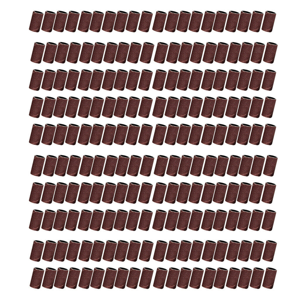 Sanding Bands Replacement for Nail Art Drill Bits - 100 Pieces, 180 Grit