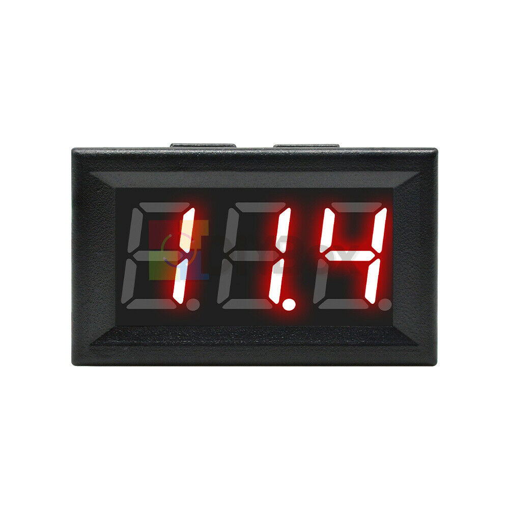 0.56" LED 2-Wire Voltmeter Digital Voltage AC70-500V Panel Voltmeter Ammeter RED