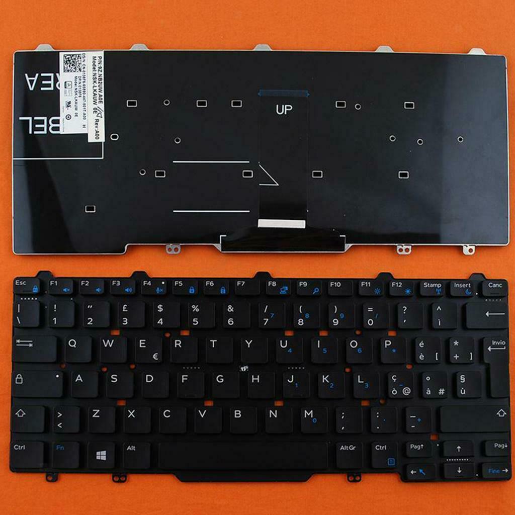 Plastic Italian PC Laptop Notebook Keyboard Keypad for Dell E3340 E7450