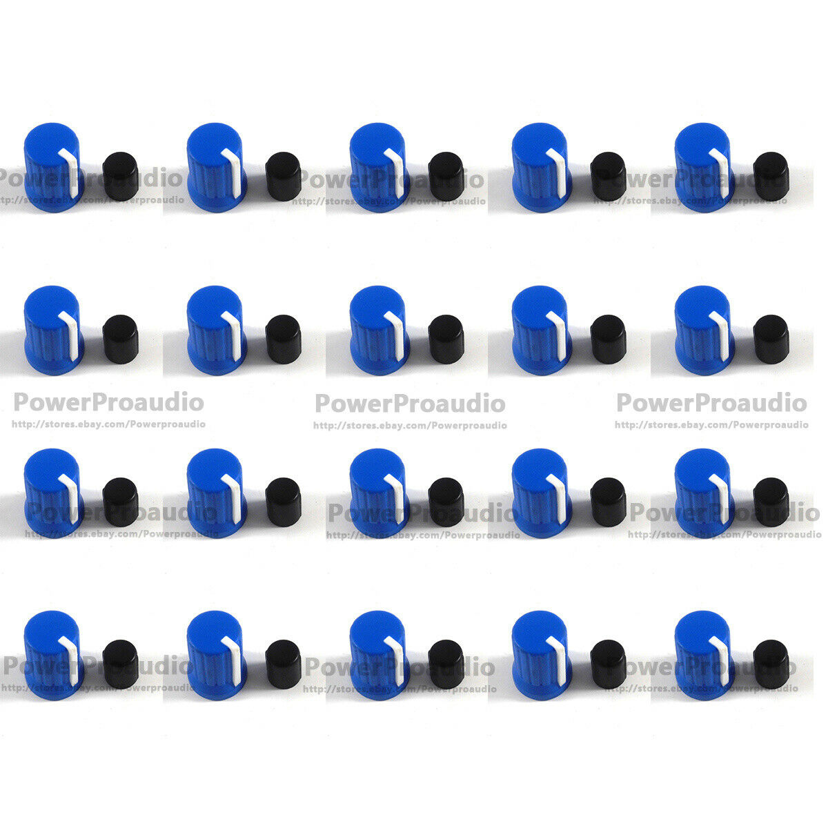 20 x Rotary Control Dark blue Knob  For Pioneer DJM-T1 S9  DJ XDJ-RX R1 RZ AERO